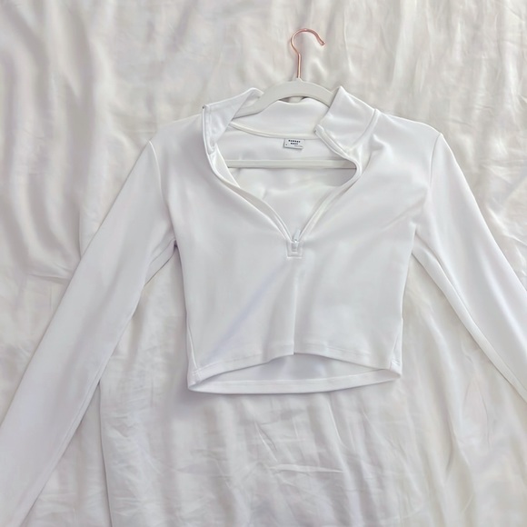 Sunday Best Ribbed half-zip longsleeve in size small - Picture 5 of 6